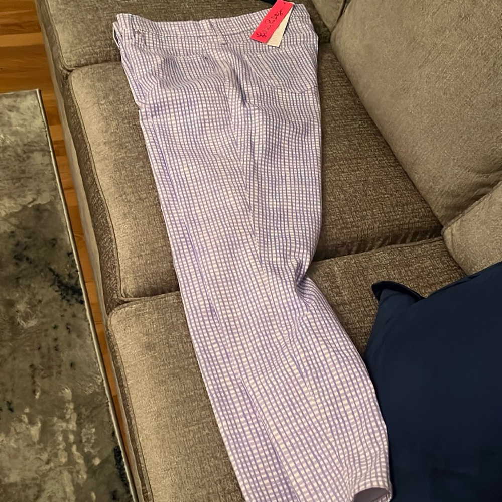 NWT Lilly Pulitzer South Ocean Lilac Verbana Skinny Size 16